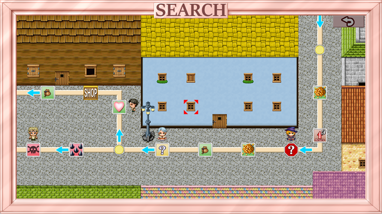 ルート分岐ではルートの確認もできる