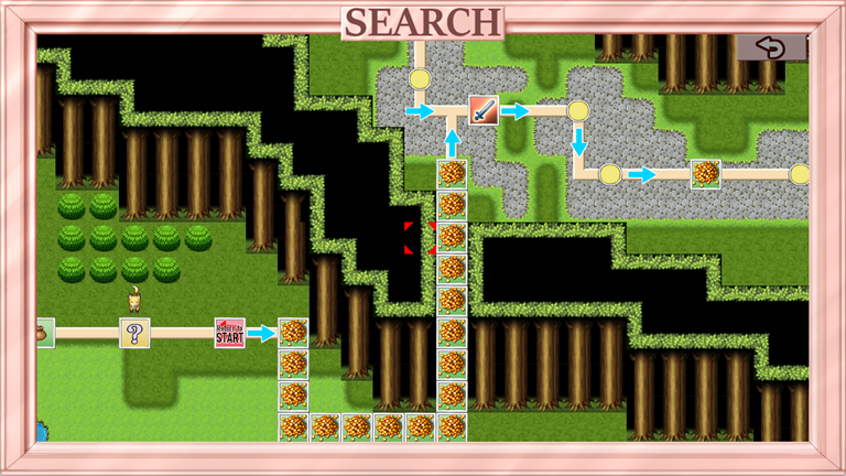 お金マスがいっぱいのルート