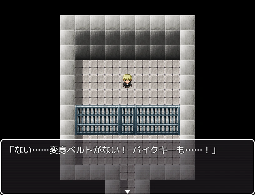 変身を解かれて戦うヒーロー